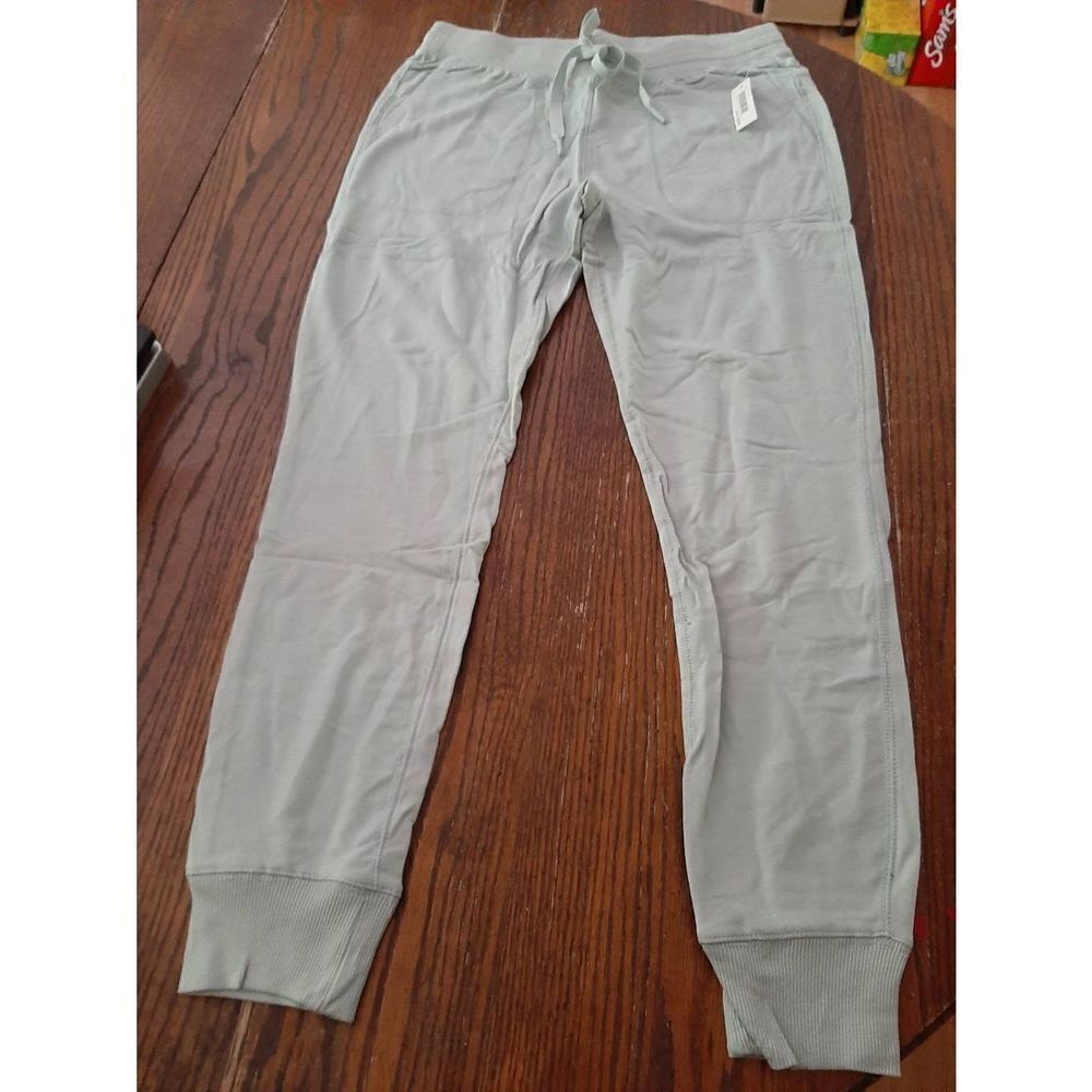 New Small Amazon Essential Bluish Green Casual Athletic Loungewear Pants Joggers